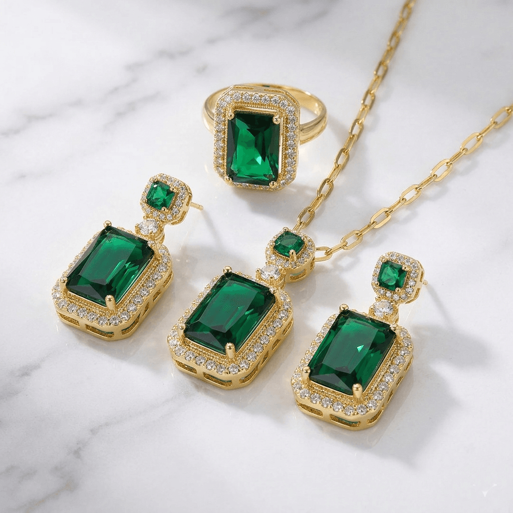 Stainless Steel Color 3-Piece Jewelry Set