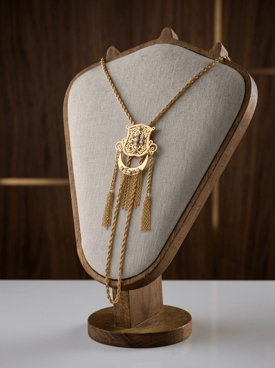 Premium Layered Gold-Tone Chain Necklace