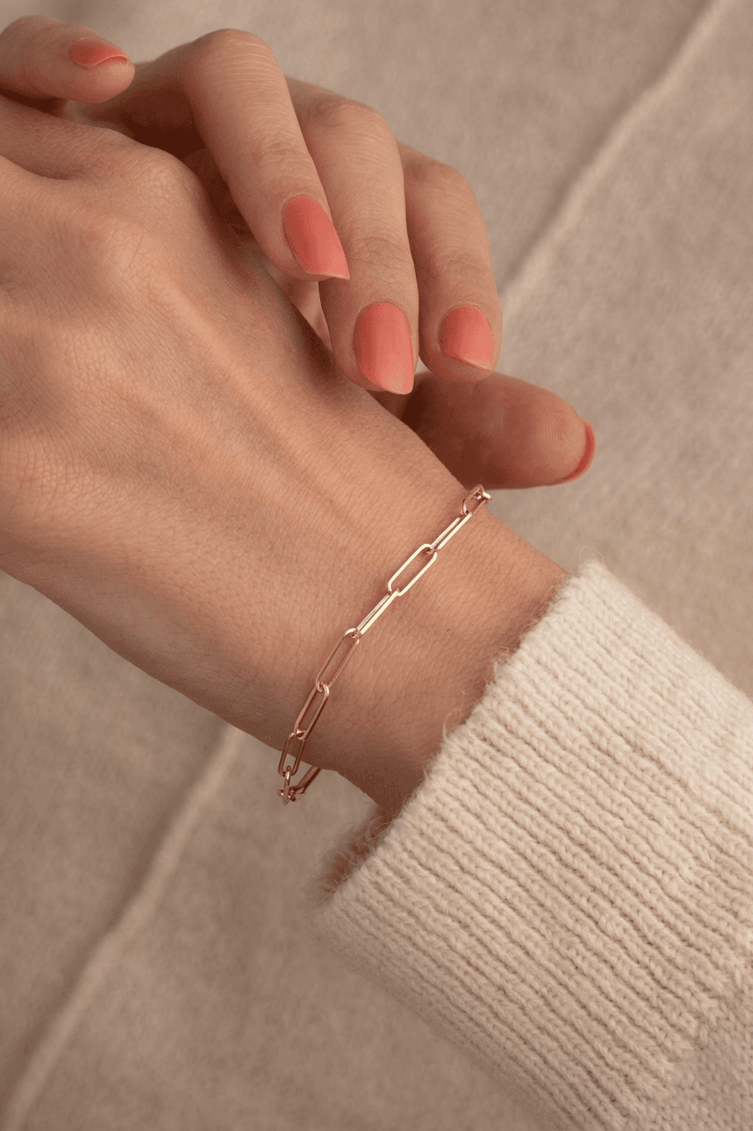 Crescent Moon Charm Necklace