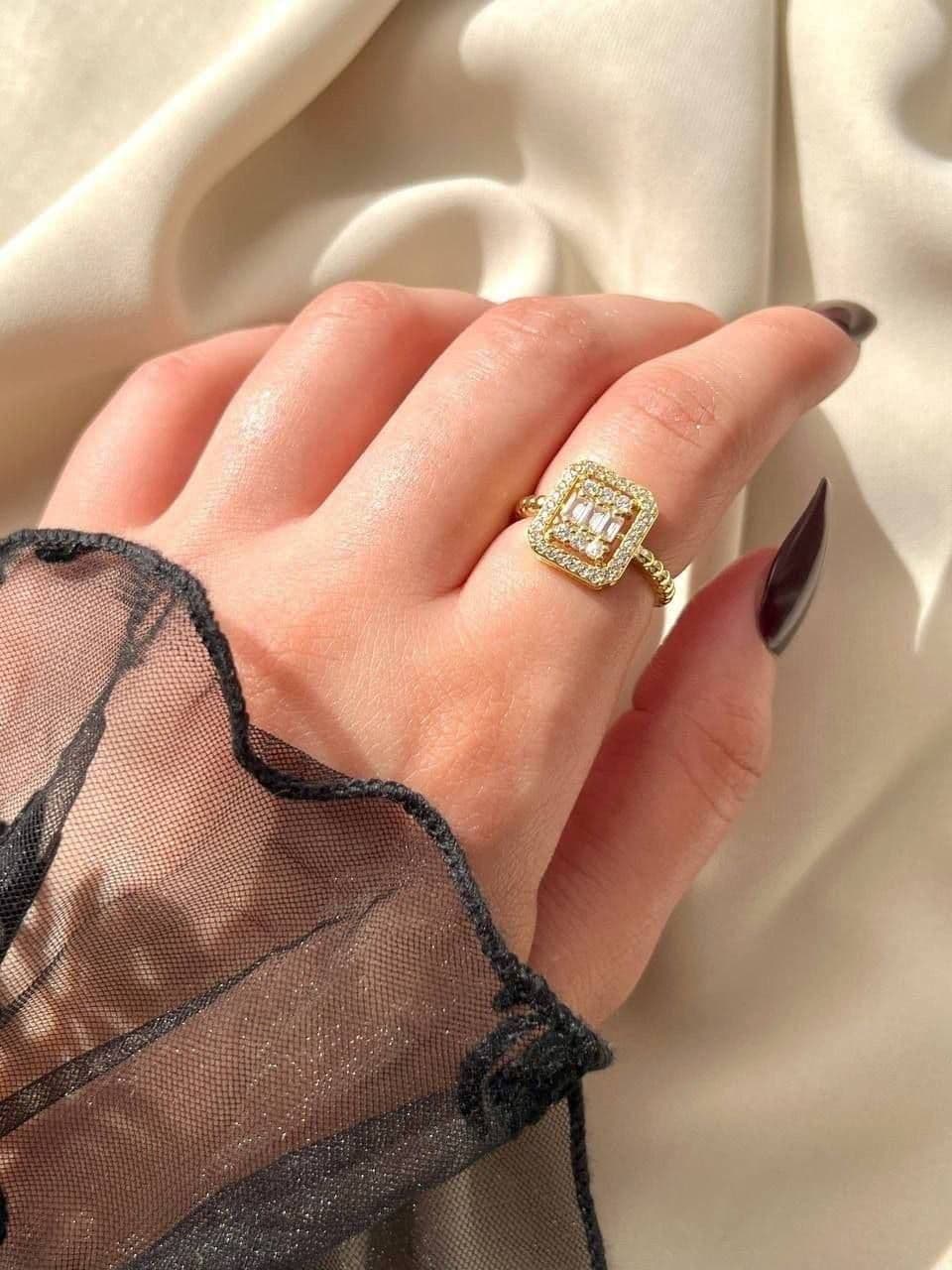 Engraved Floral Band Ring
