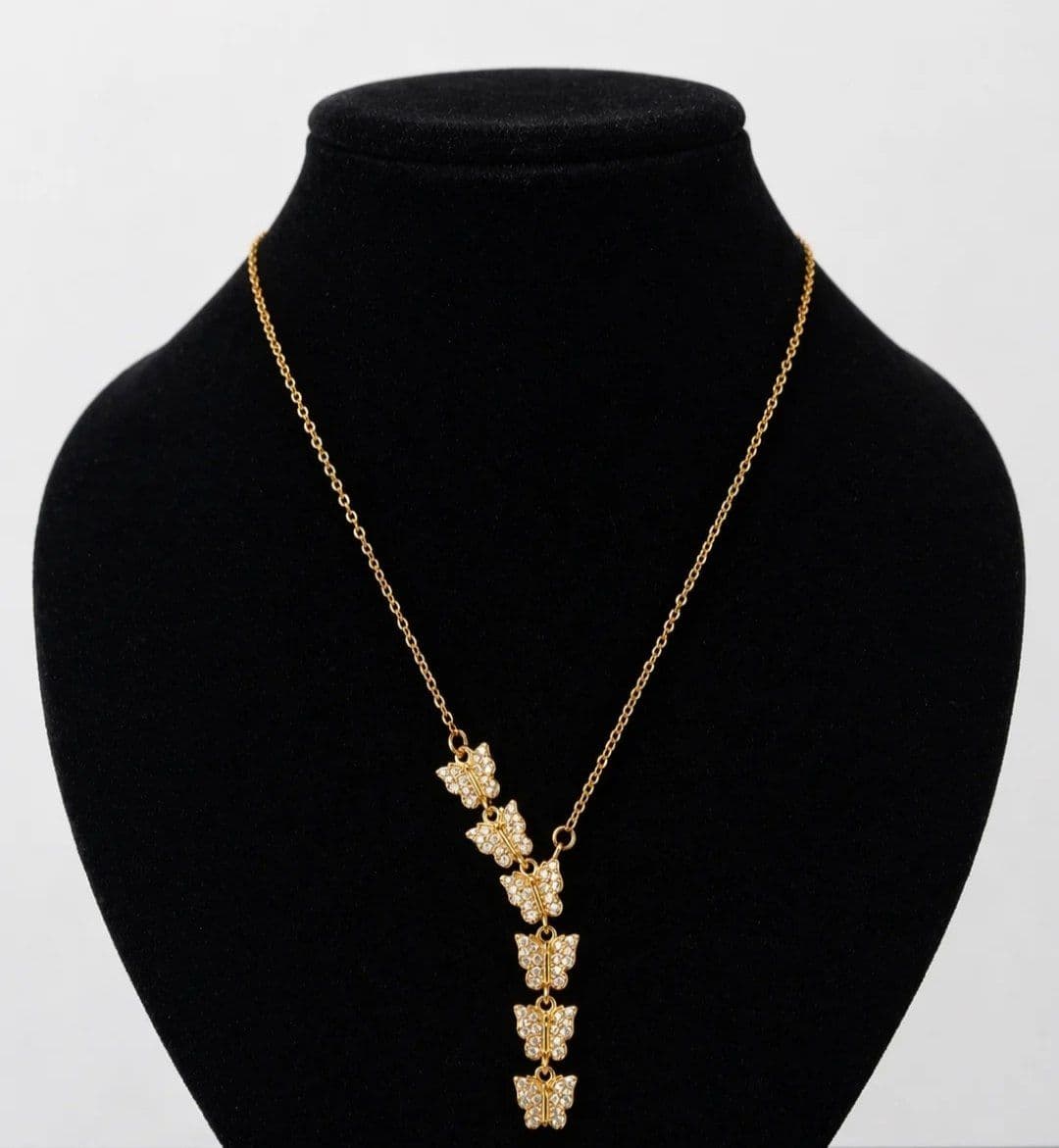 Gold Butterfly Necklace
